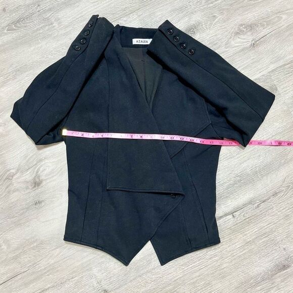 Azalea Asymmetrical Blazer Jacket Women’s Size Medium - Picture 10 of 15